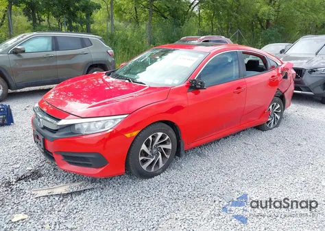2017 Honda Civic Ex из США, поврежденный, VIN 2HGFC2F79HH557838